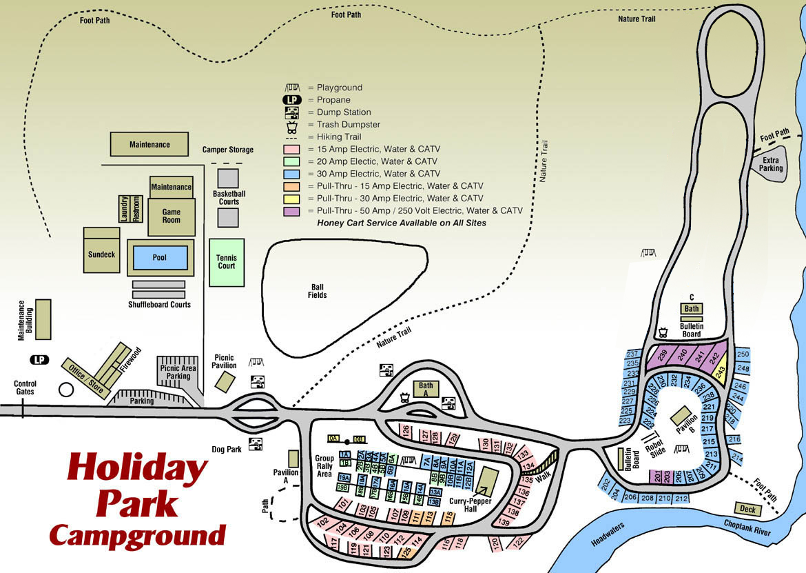 holiday travel park chattanooga map